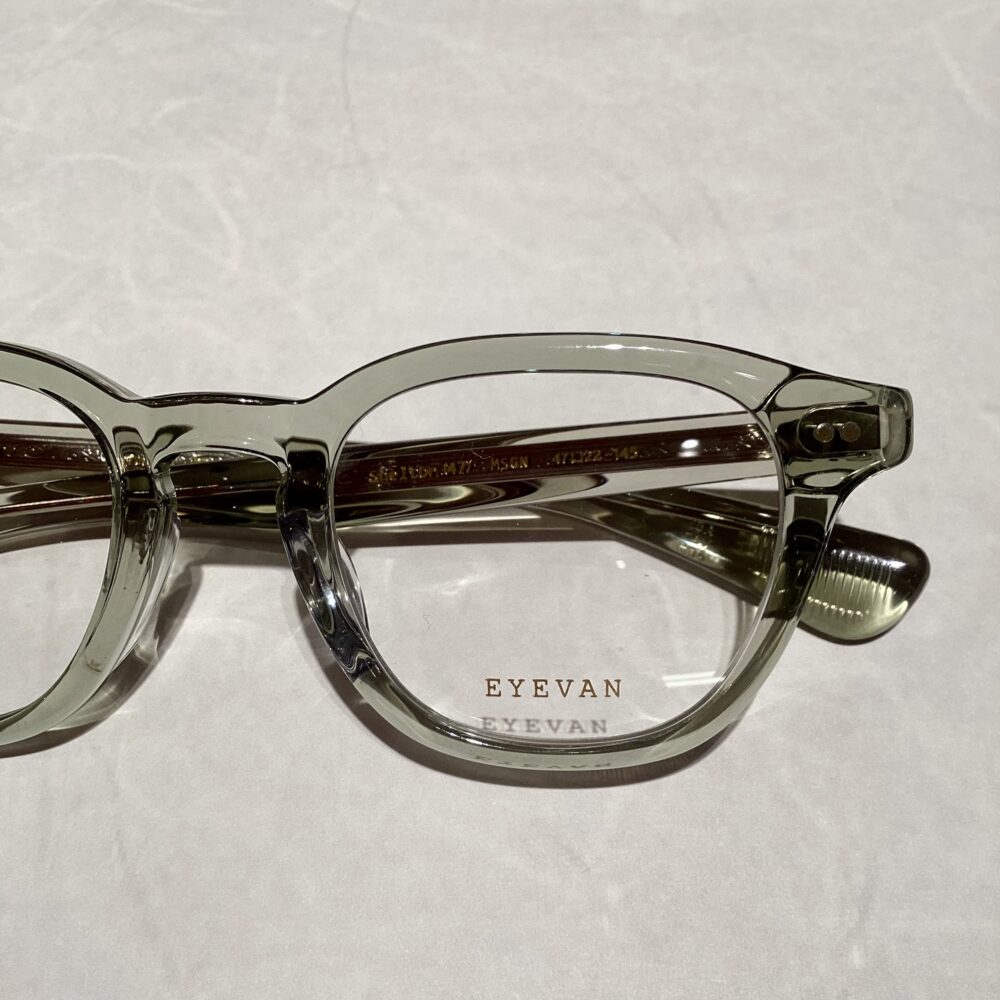 EYEVANShelton(47)新色MSGNのアイウェア