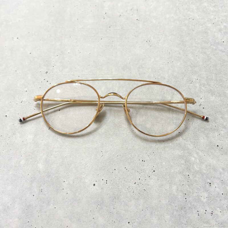 THOM BROWNEツーブリッジのメガネUEO101A